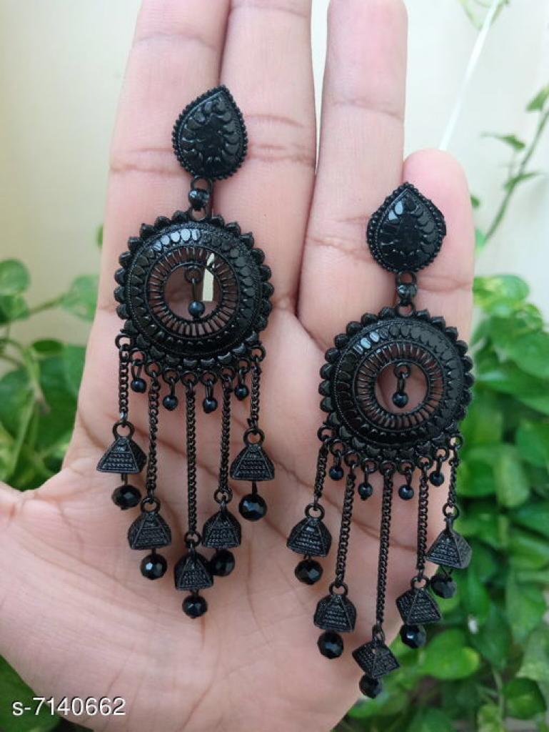 Turning Black Quartz & Diamond Drop Earrings – Dana Bronfman