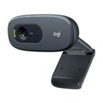 Logitech C270 HD Webcam, HD 720p/30fps, Widescreen HD Video Calling, HD Light Correction, Noise-Reducing Mic, for Skype, FaceTime, Hangouts, WebEx, PC/Mac/Laptop/MacBook/Tablet